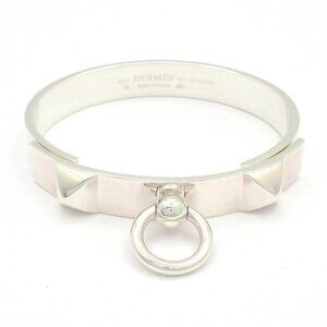 HERMES Collier de Chien - Silver 2********* None Bangle